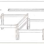 Abbildung Stapelbare Tische und Steher, Detail 1:20